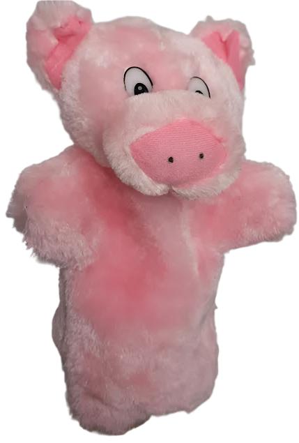 Children's Hand Puppet-Pig-Pink-a742330 