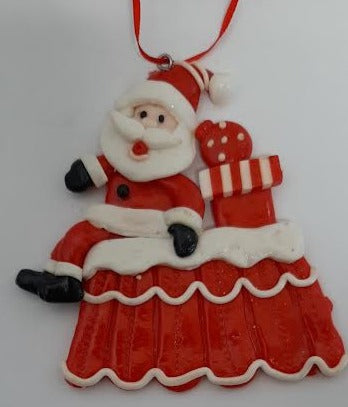 Santa Clause Christmas Tree Ornament 