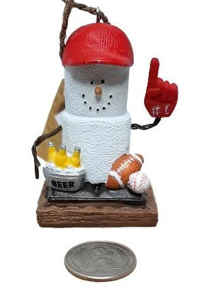 Smores Sports/Beer-Christmas Ornament 