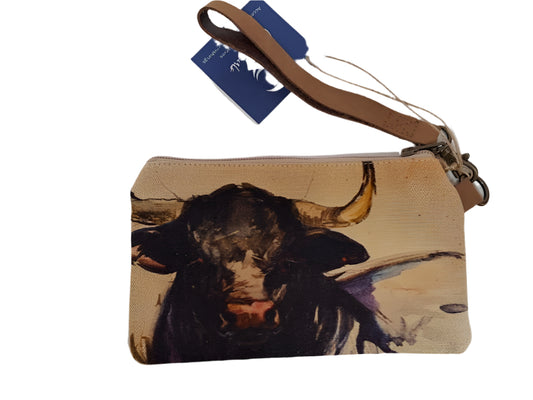 Wristlet Brangus Bull Canvas 5x8" 901288 