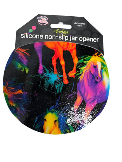 Jar Opener - Colorful Horses 17 