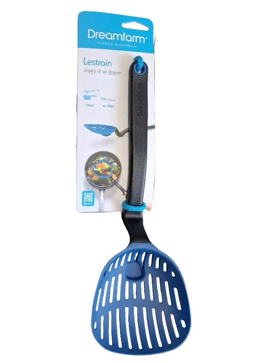Lestrain Scoop Strainer Large 12.8" Classic Blue DFLE1877
