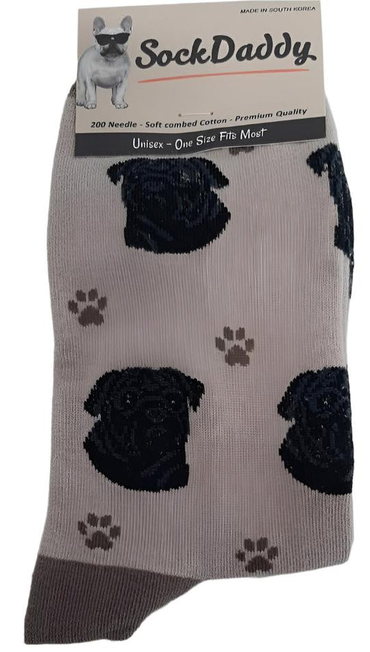 Socks  Pug Black                800-32  H 