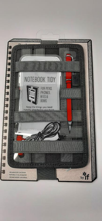 Note Book Tidy- for Pens - Phones - Charcoal-40902 