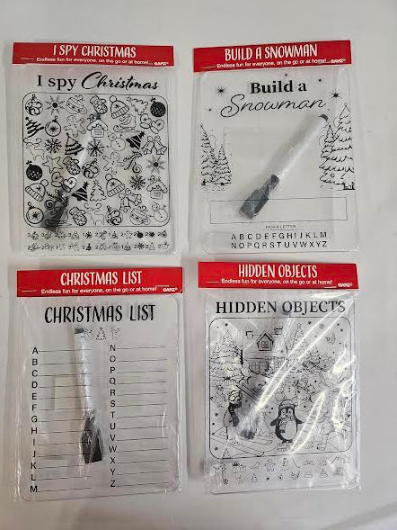 Travel Games Christmas 4 Styles Ex26020