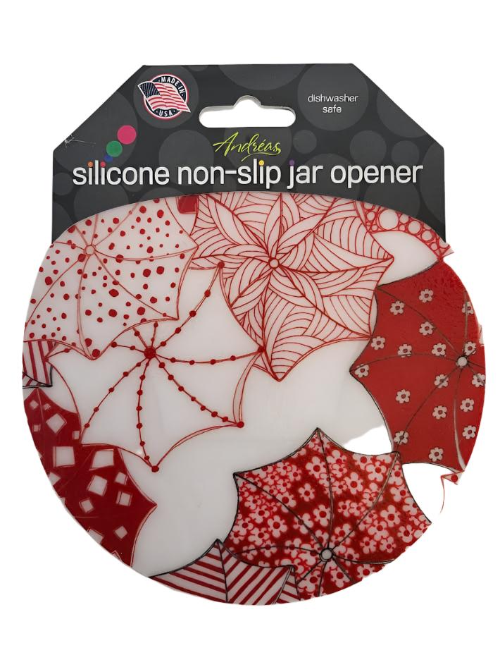 Jar Opener  Red/White Umbrella's 52 