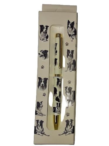 Pen Ball Point  Border Collie Gift Boxed 736-5