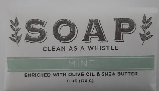 Bar Soap-Mint- Clean As A Whistle-6oz-444152 