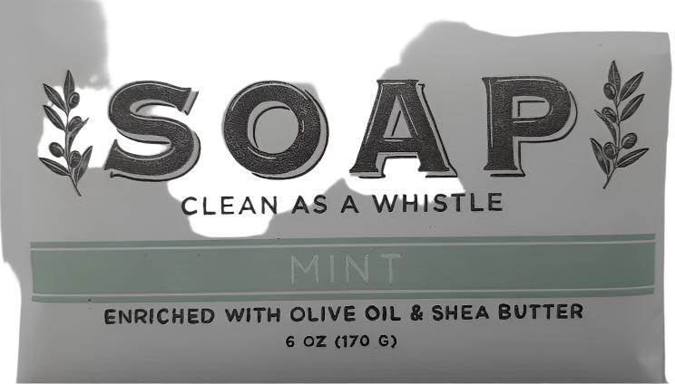 Bar Soap-Mint- Clean As A Whistle-6oz-444152 