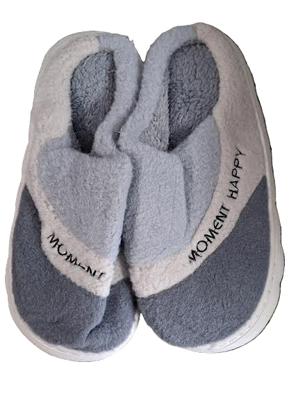 Slipper Blue /White  Outer Closed Back Lined HW-A282
