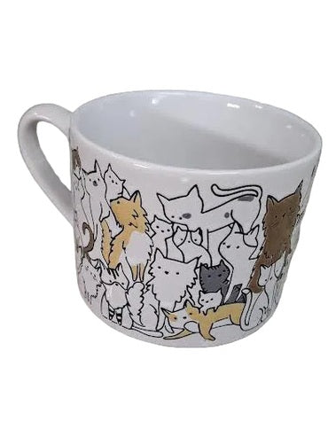 Prima Design-Mug White Cats 23015
