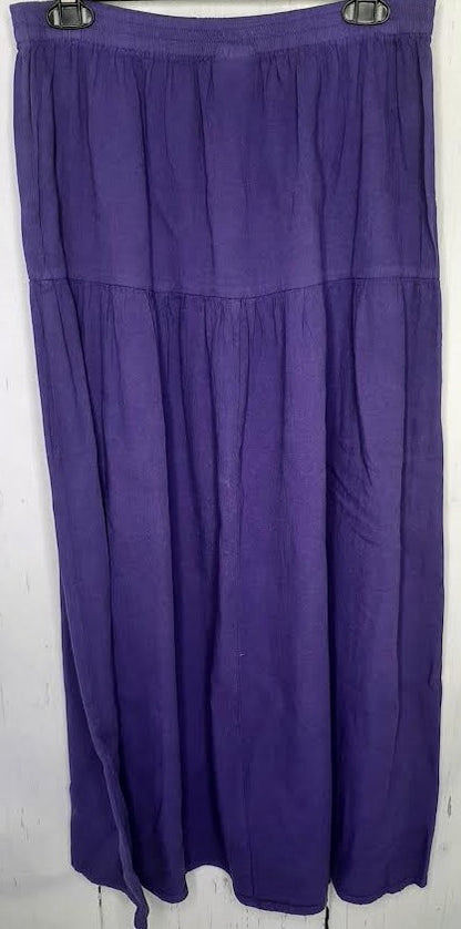 Skirt Long-Purple-Women's- S1687 