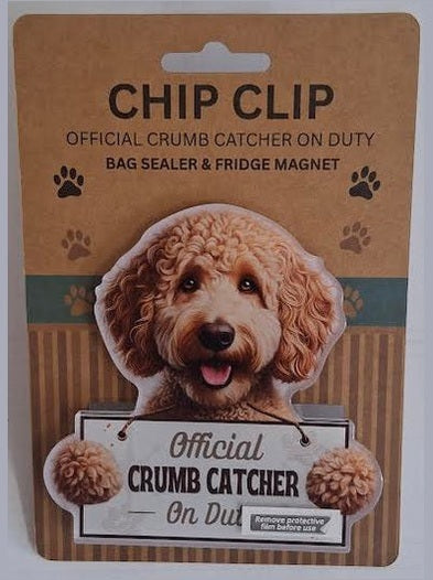 Chip Clip Magnet/Bag Sealer Golden Doodle Dog 247-134