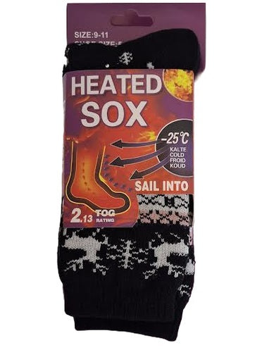 Women's Sock Super Warm Thermal Reindeer Crew 5 Colors  Sc80443
