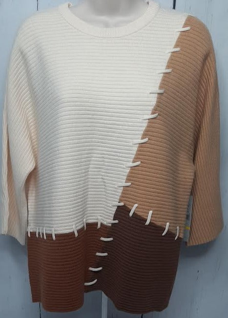 Sweater-Pullover-Multi Color Biege&amp;Cream-Women's-M42603km 