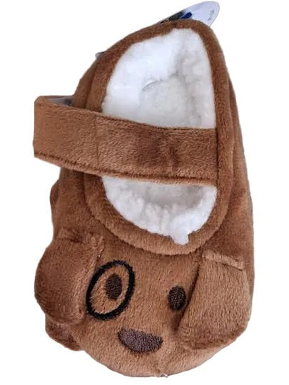 Slippers Baby Patch Pal Brown Puppy bmjfa-puppy