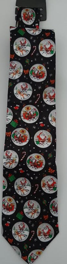 Black- Christmas Ornament-Tie 
