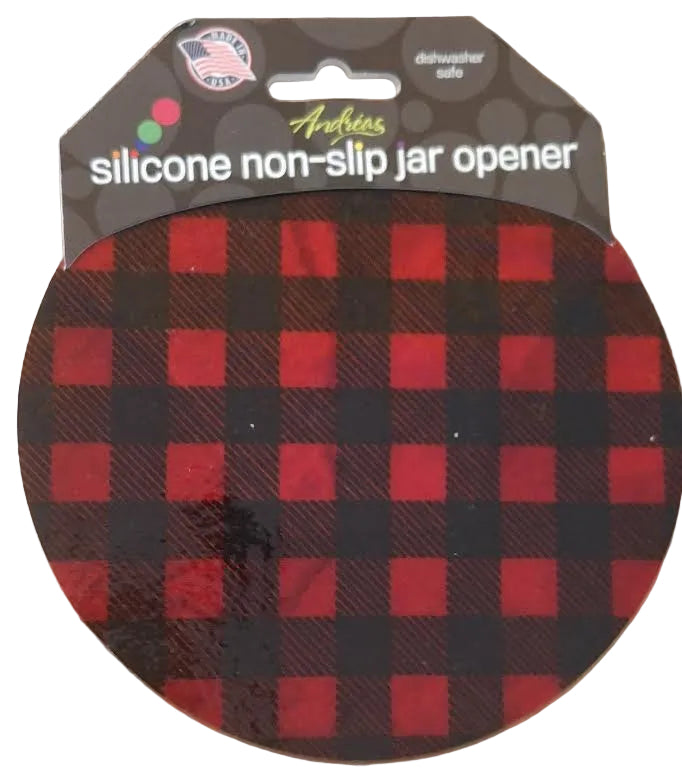 Jar Opener 128 Christmas Red Plaid