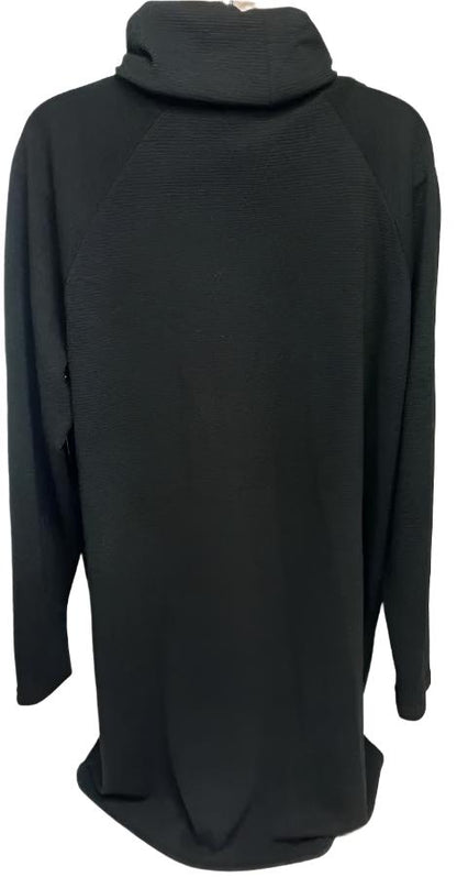 Tunic-Black-Turtle Neck-2 Zippered Pocket-Women's-204911 