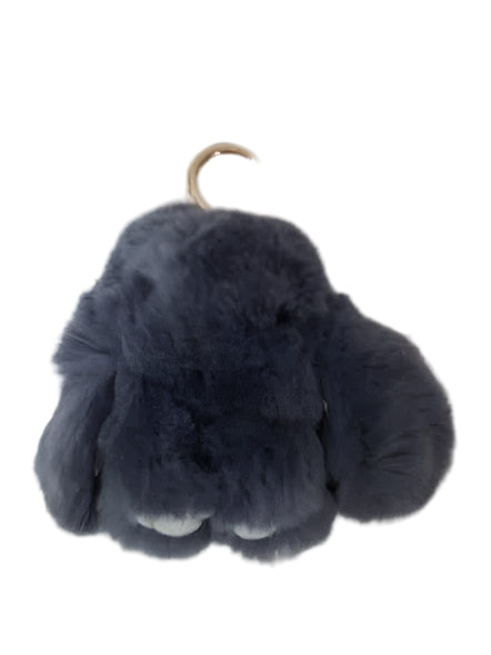 Bunny Key Ring   Stuffed Soft Furry Bunny 6x6"  Many Colors   razkcb 