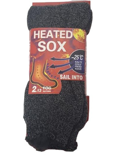 Men's Socks Mega Thermal Crew 2 Tone Knit&nbsp; 3-2Tone Colors&nbsp; Sc4695