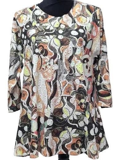 Top Pullover Donna 3/4 Sleeve Nt208fr