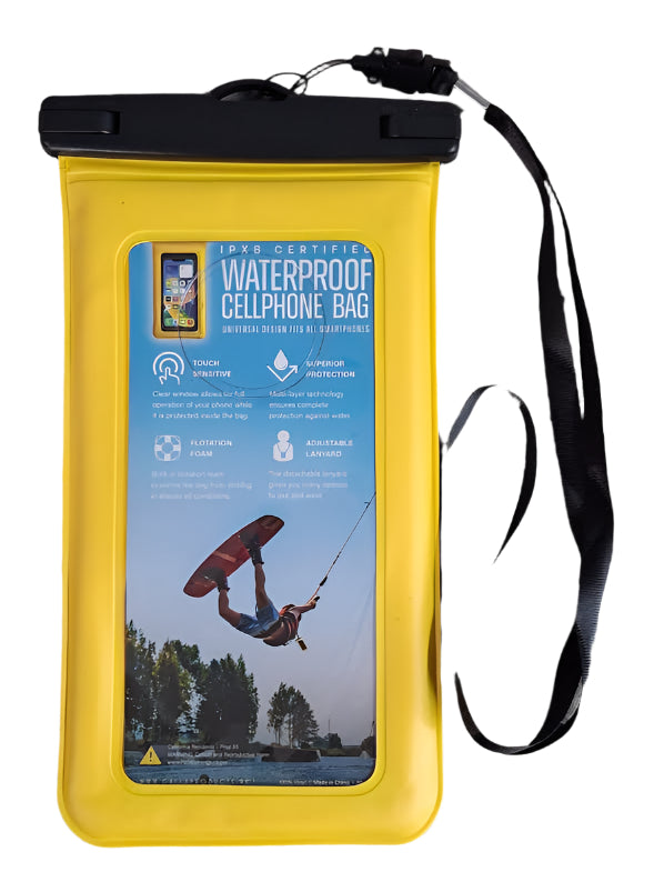 Pouch Cell Phone Waterproof Yellow 50656