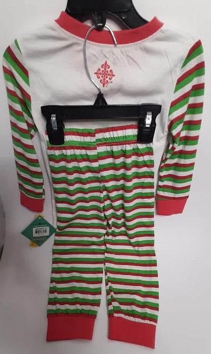 Pj Pant/Shirt Set  Christmas Red/White Grinch Childs 2t Jm22066t 