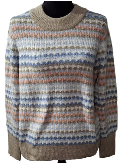 Sweater Everywhere  Bubble Stripes Multi Colored F25NBL1844