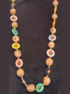 Necklace Frida Cafe Con Leche/Ivory   Lc 1500-Fall Combo