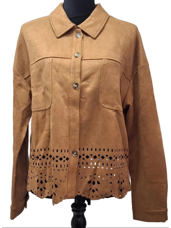 Jacket Ultra Swade Button Front 2 Pocket Long Sleeve Women's RTBFLJ