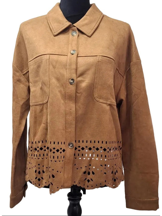 Jacket Ultra Swade Button Front 2 Pocket Long Sleeve Women's RTBFLJ
