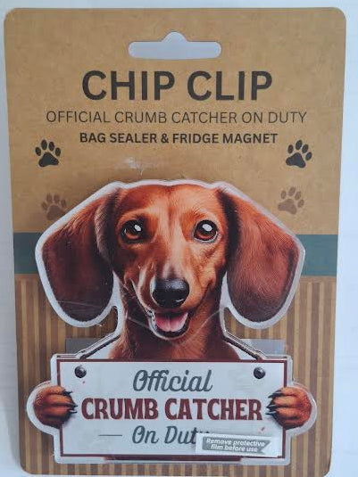 Chip Clip Magnet/Bag Sealer Dachshund Red Dog 247-13