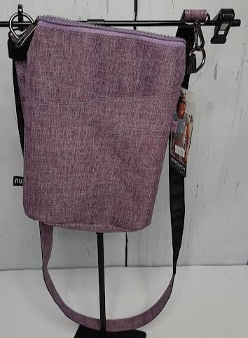 Crossbody Bag - Lilac - 3 Zipper Anti Theft Nupouch 