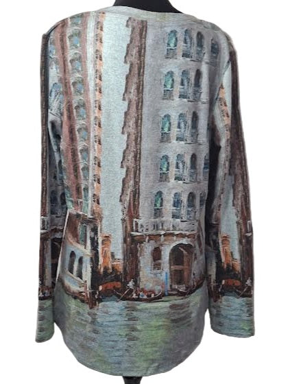 Shirt Venice Long Sleeve&nbsp; Multi Colored 25633