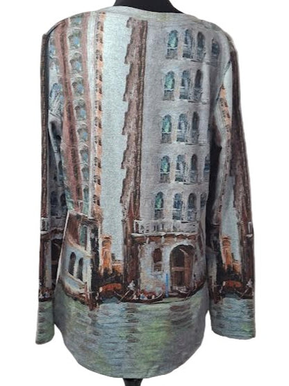Shirt Venice Long Sleeve&nbsp; Multi Colored 25633