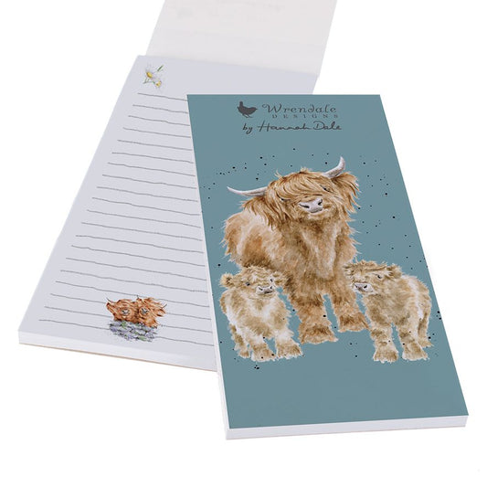 Shopping Notepad - SP042 - Highlands Wishes Cow 