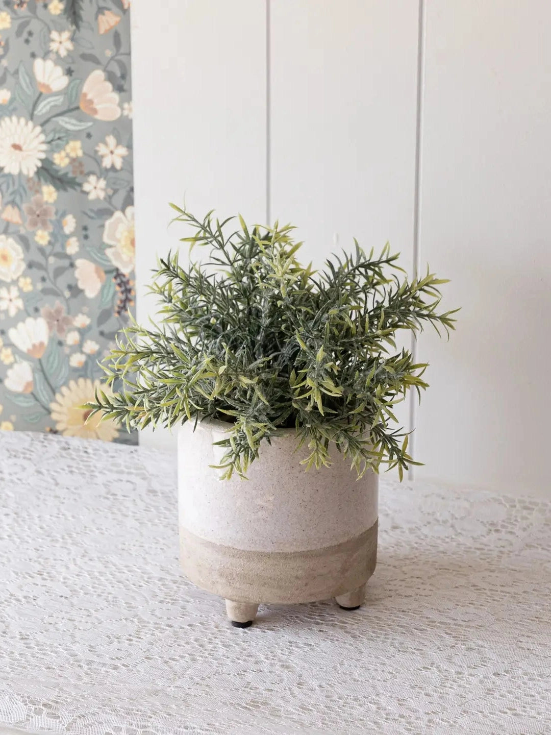 Planter Pot Maryjane Cottage Ceramic Brown/Tan Fddd11065