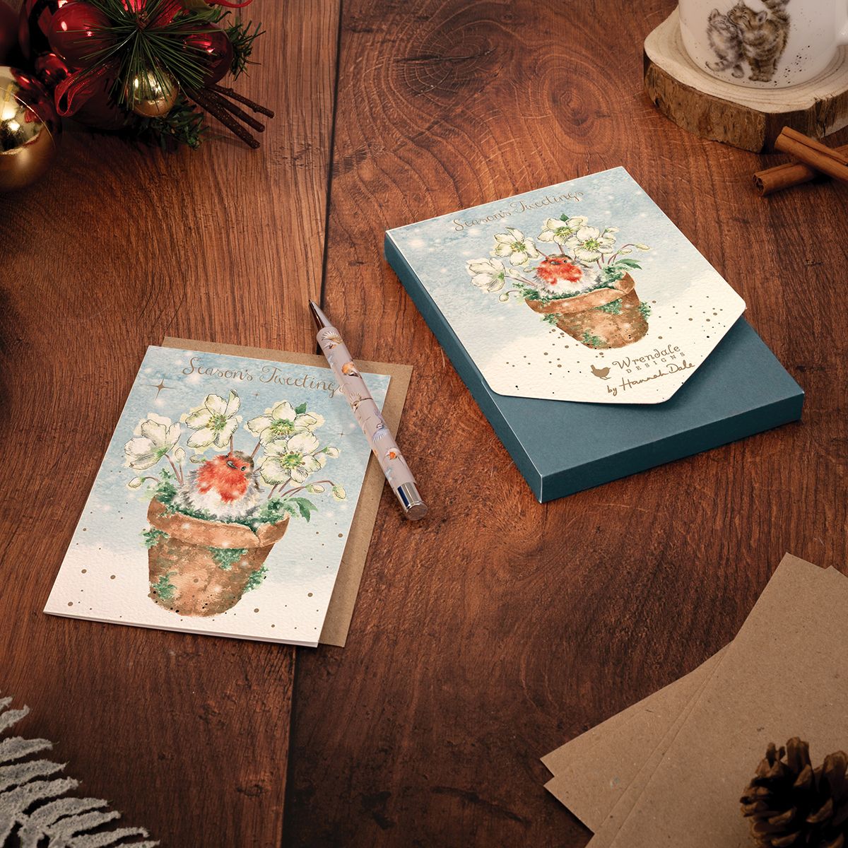 Christmas Cards -8 Pack - Seasons Tweetings 