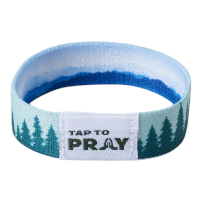 Bracelet Reversible Tap To Pray  Mountains & Forest 100-286