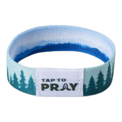 Bracelet Reversible Tap To Pray  Mountains & Forest 100-286