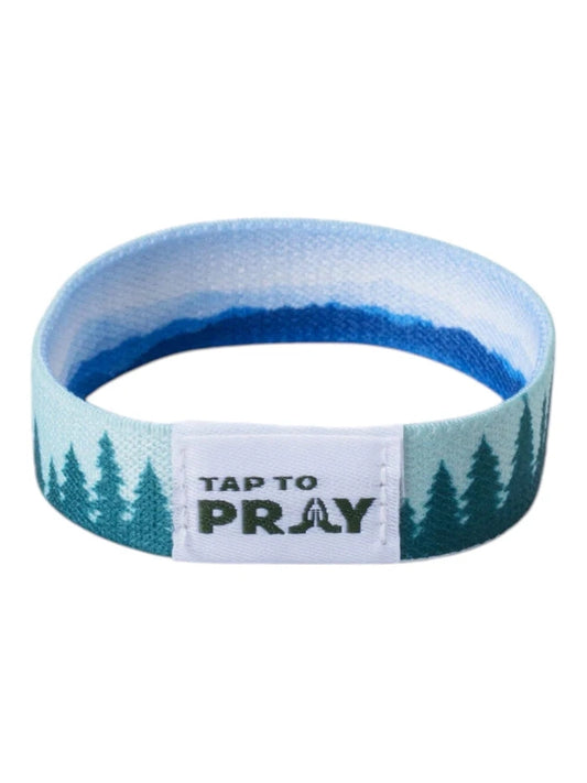 Bracelet Reversible Tap To Pray  Mountains & Forest 100-286