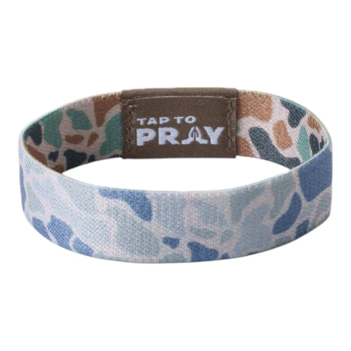 Bracelet Reversible Tap To Pray  Classic Sage Camo 100-309