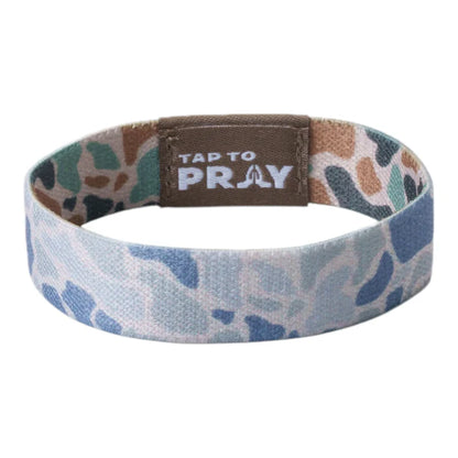 Bracelet Reversible Tap To Pray  Classic Sage Camo 100-309