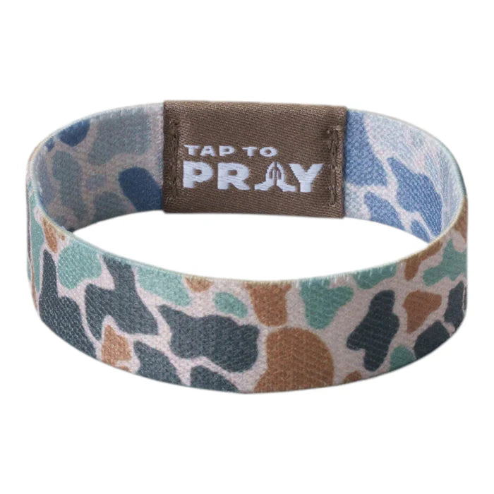 Bracelet Reversible Tap To Pray  Classic Sage Camo 100-309