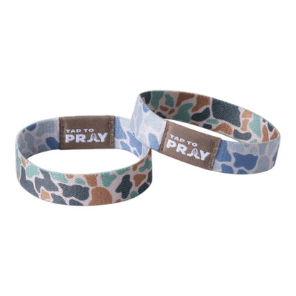 Bracelet Reversible Tap To Pray  Classic Sage Camo 100-309
