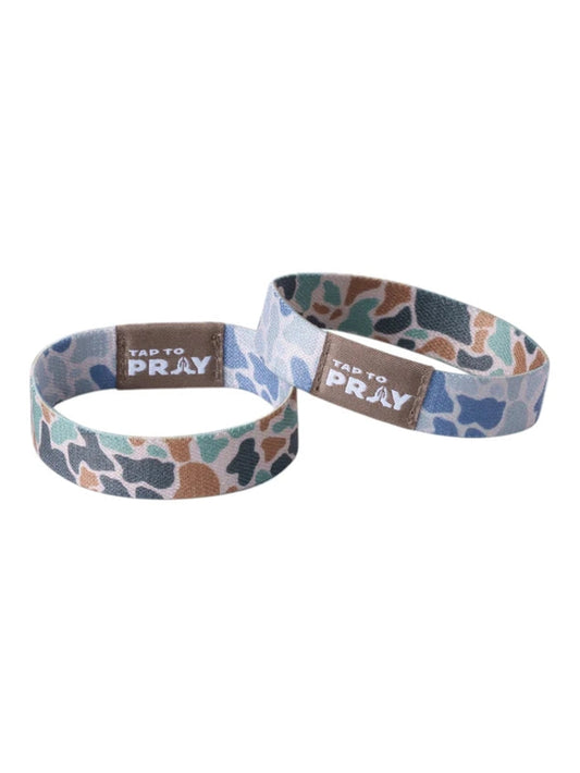 Bracelet Reversible Tap To Pray  Classic Sage Camo 100-309