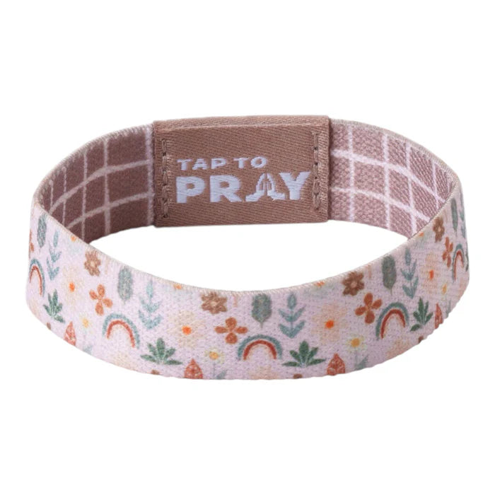 Versible- Bracelet Reversible&nbsp;Tap To Pray&nbsp; Prairie &amp; Plaid 100-402