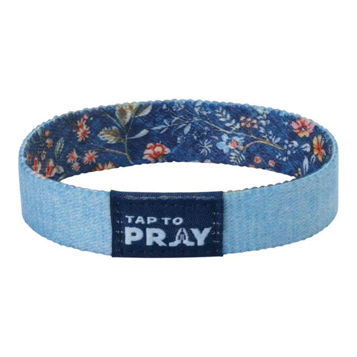 Versible- Bracelet Reversible&nbsp;Tap To Pray Wild Flower Be Still 100-593