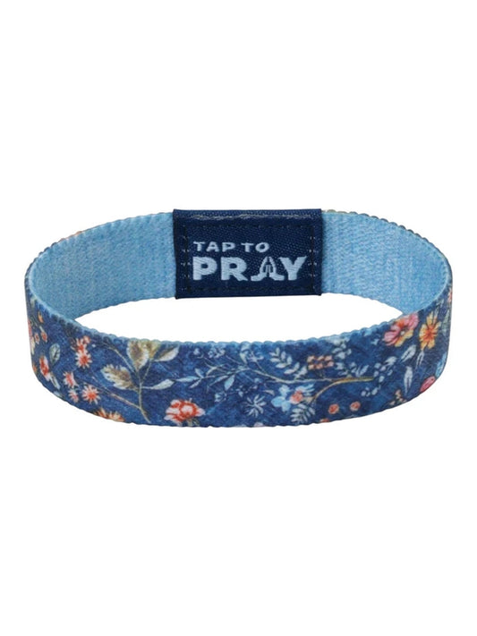 Versible- Bracelet Reversible&nbsp;Tap To Pray Wild Flower Be Still 100-593